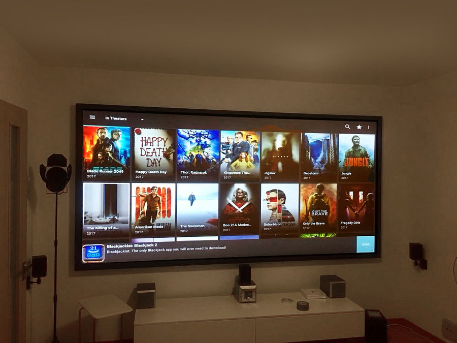Projektionsduk med ram 100" (16:9) Maclean MC-921