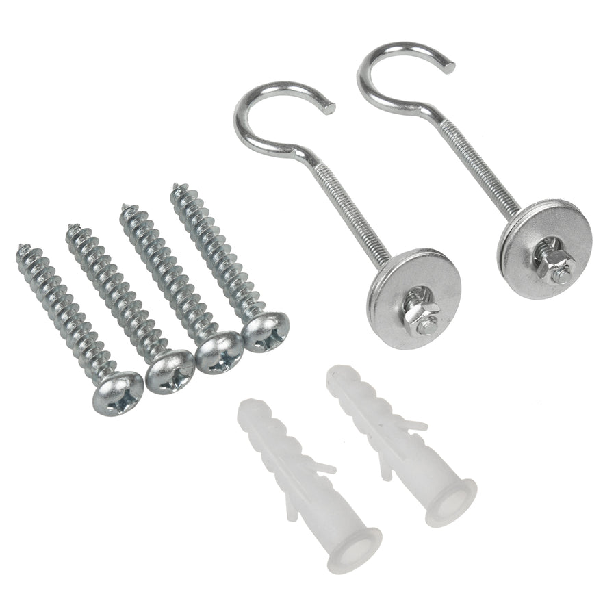 Maclean MC-923 Set med 2 hängare för projektionsskärmar, max. belastning 25 kg (för set), stål
