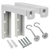 Maclean MC-923 Set med 2 hängare för projektionsskärmar, max. belastning 25 kg (för set), stål