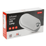 MCE340 LED-lampa med infraröd rörelsesensor - 1100lm 15W IP54, naturligt ljus (4000K)