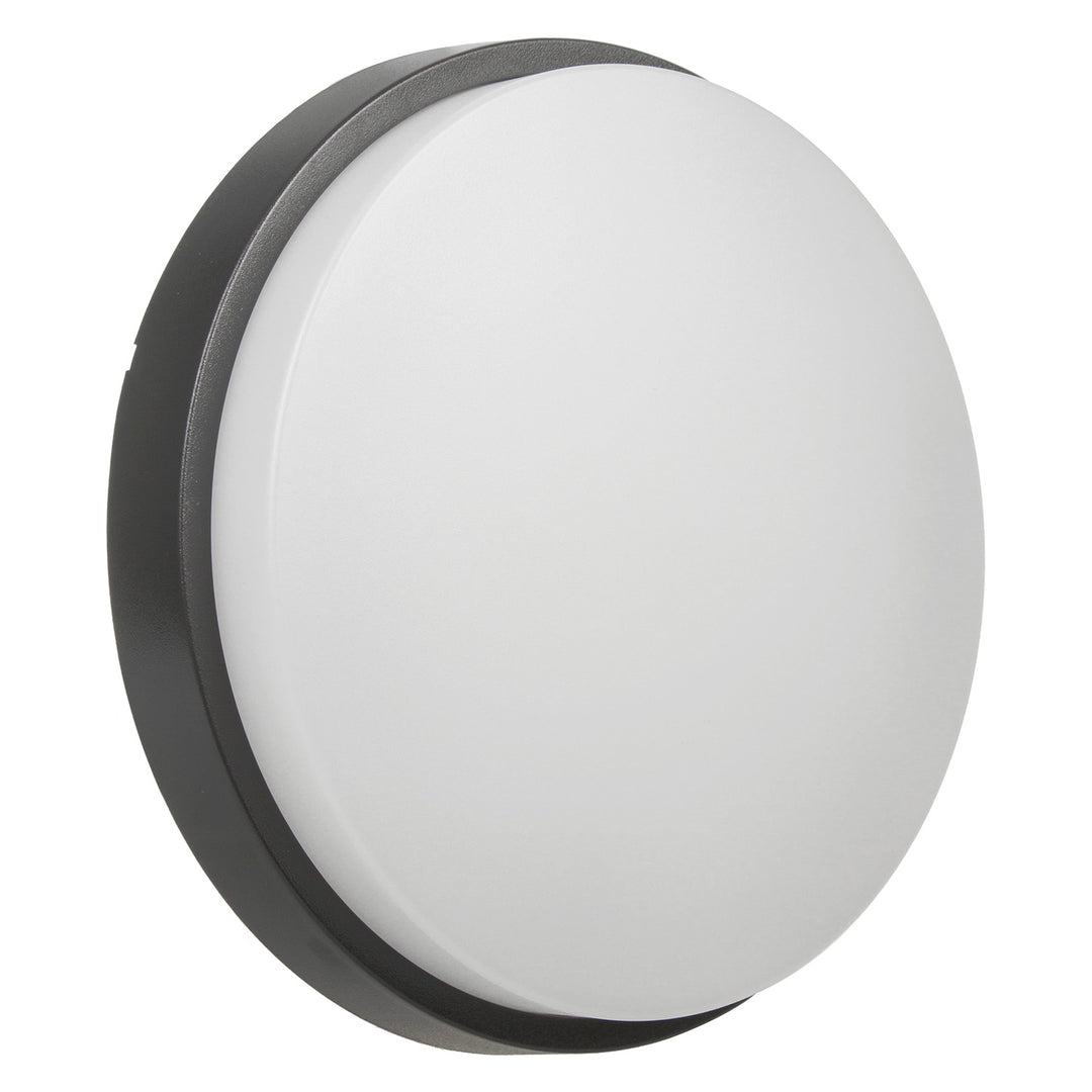Maclean Energy MCE342 GR LED vägg- och taklampa 1100lm 15W IP54 grå, naturvit (4000K)