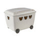 Stor förvaringslåda Container Leksaker Hjul 55L Teddy Bear Doll Barnrum