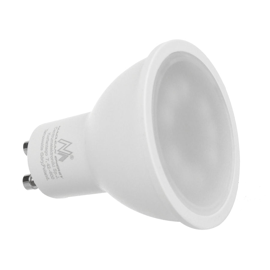 LED-lampa GU10 7W Maclean Energy MCE437 WW varmvitt 3000K, 220-240V~, 50/60Hz, 490 lumen