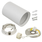 Halogen spotlight GU10 MCE422, 80x115mm, aluminium, vit