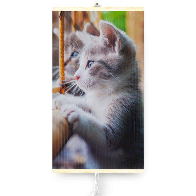 Infraröd värmare - flexibel värmepanel 430W TRIO design 11 cat, mått 100x57cm med styrenhet