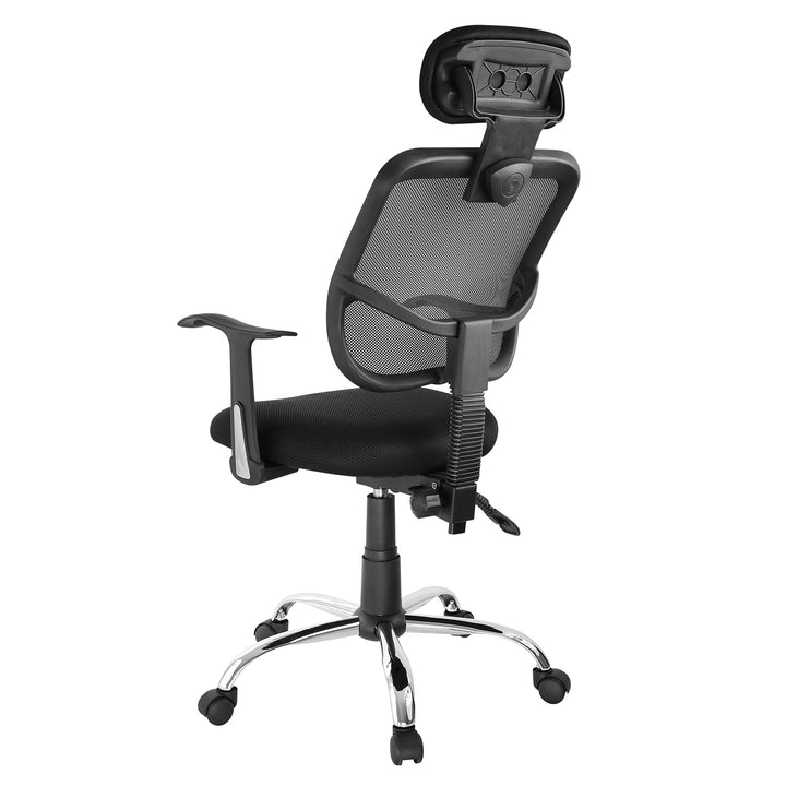 Ergo Office ER-413 Ergonomisk Kontorsstol Med Hjul Snurrstol Höjdjusterbar Justerbar Nackstöd Arbetsstol Maximal Belastning 150 kg