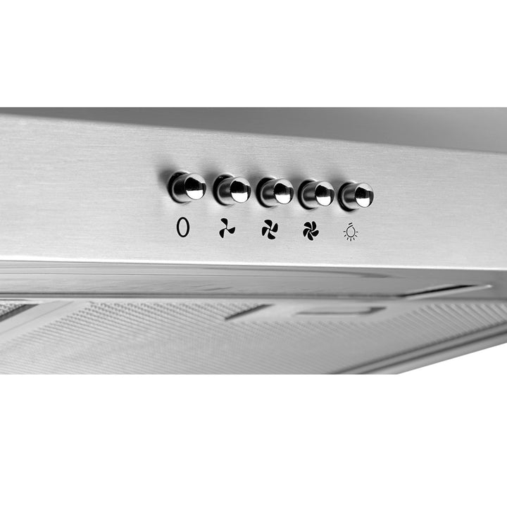 Huv 60cm Concept OPP1260ss med en kapacitet på 135 m3 / timme