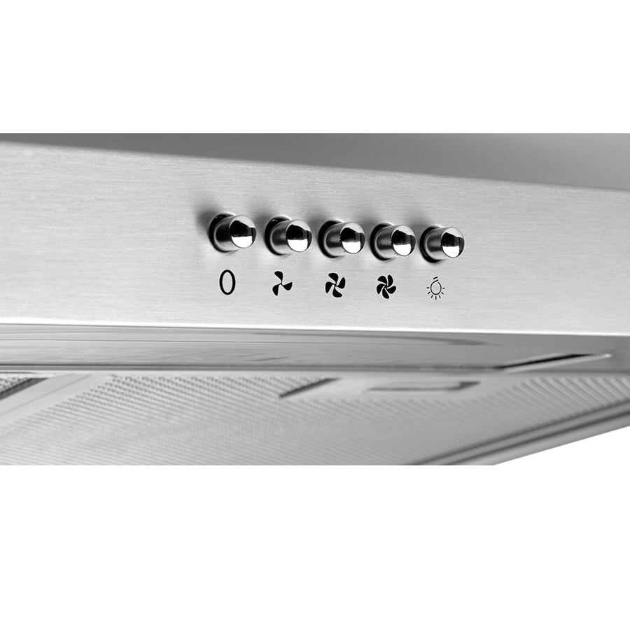 Huv 60cm Concept OPP1260ss med en kapacitet på 135 m3 / timme