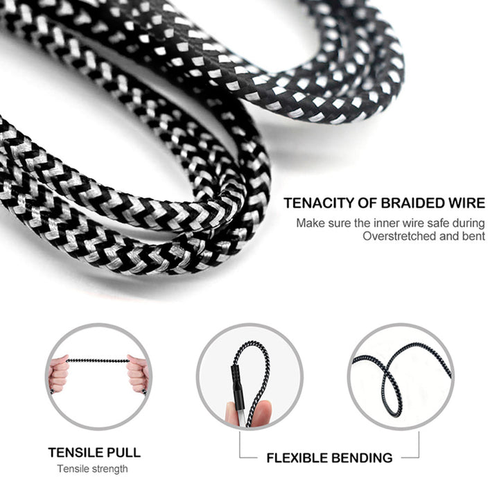 MicroUSB-kabel som stöder Fast Charge 2.4A Maclean Energy MCE473 svart, 1m 5V / 2.4A - dataöverföring