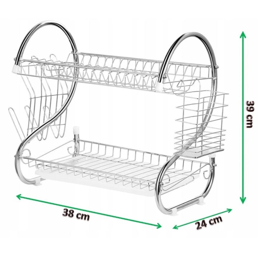 Diskrätt 2 nivåer Bestick tallrikar 38cm Maestro