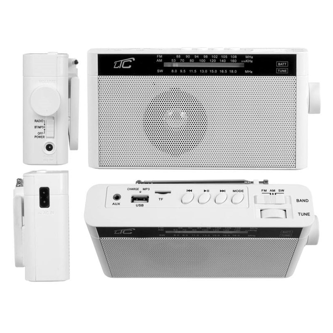 LTC Retro Bluetooth bärbar radio Sona AUX microSD USB