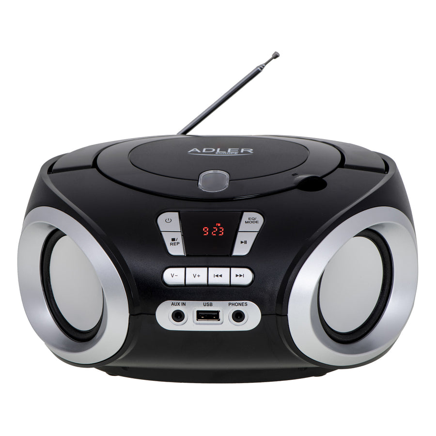 CD-MP3 boombox, USB, Adler AD 1181 radio