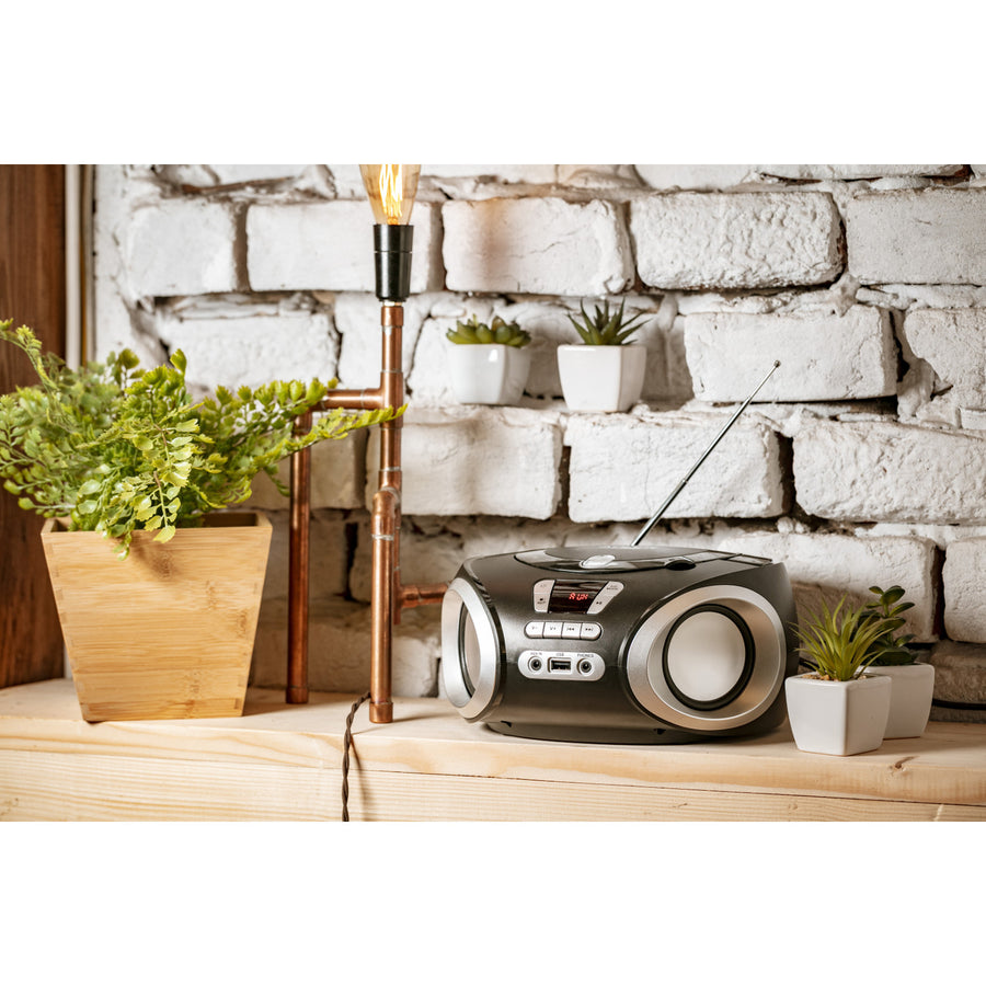 CD-MP3 boombox, USB, Adler AD 1181 radio