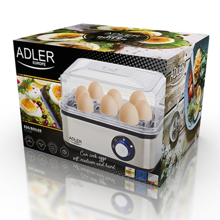 Automatisk äggkokare för matlagning 8 ägg Adler AD 4486 800W