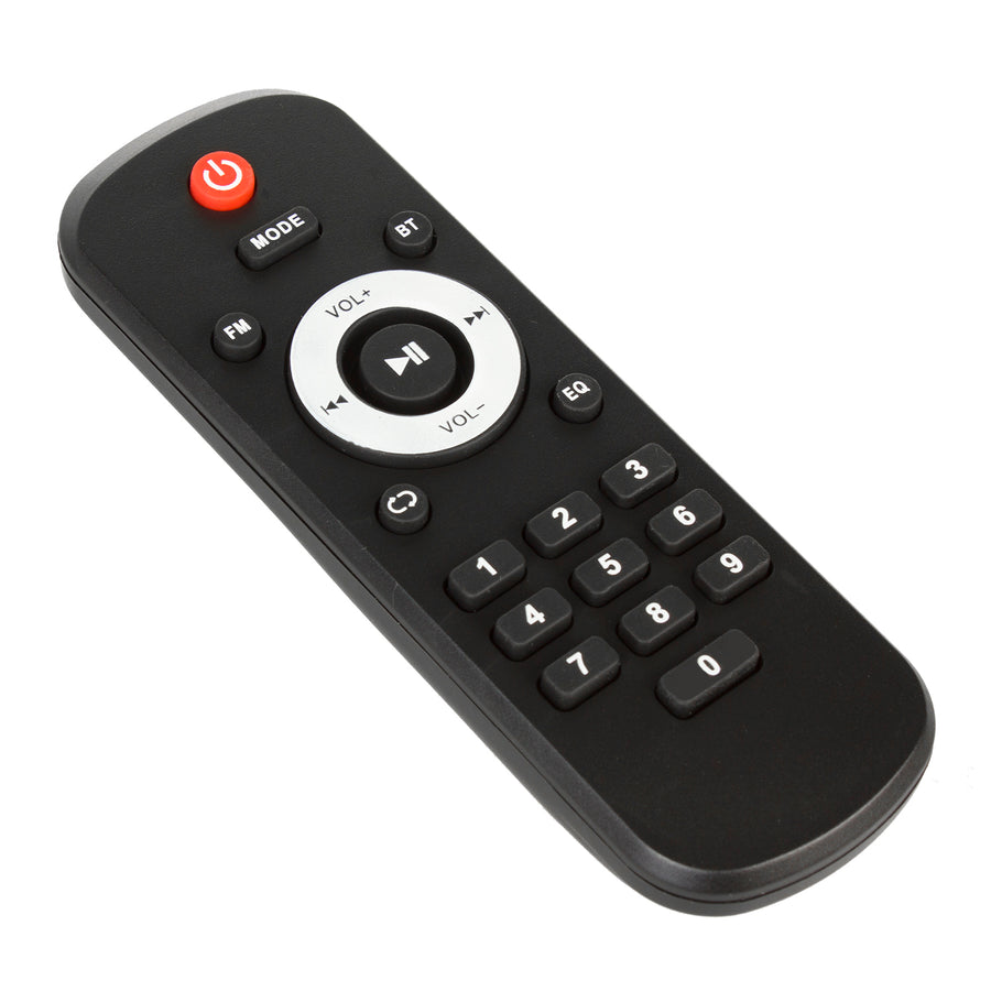 Bärbar Bluetooth-högtalare / radio / SD / MMC / aux-in / USB / belysning / fjärrkontroll / teleskopantenn / mikrofonkontakt