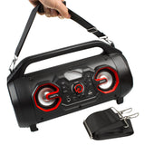 Audiocore bazooka bärbar högtalare, bluetooth 5.0, FM-radio, mikrokort, SDIPX4, 2000mAh, AC875