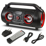 Audiocore bazooka bärbar högtalare, bluetooth 5.0, FM-radio, mikrokort, SDIPX4, 2000mAh, AC875