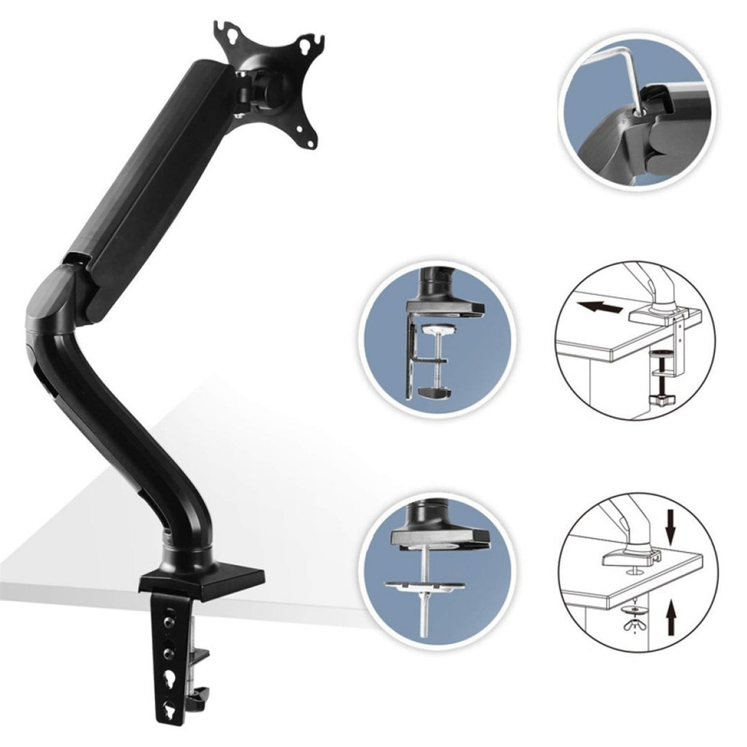 SKRIFTSFÄSTE FÖR LED LCD MONITOR USB 3.0 10-32 "Art L-17GD