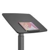 Maclean laptopbord, höj- och sänkbart, för sittande och stående arbete, maxhöjd 113 cm, MC-892B