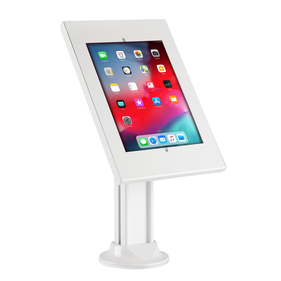 Bordsfäste för surfplatta mot stöld Kompatibelt med 9,7"/10,2", iPad, 10,5", iPad Air/iPad Pro, 10,1", Samsung Galaxy, Tab A (2019) (Vit)