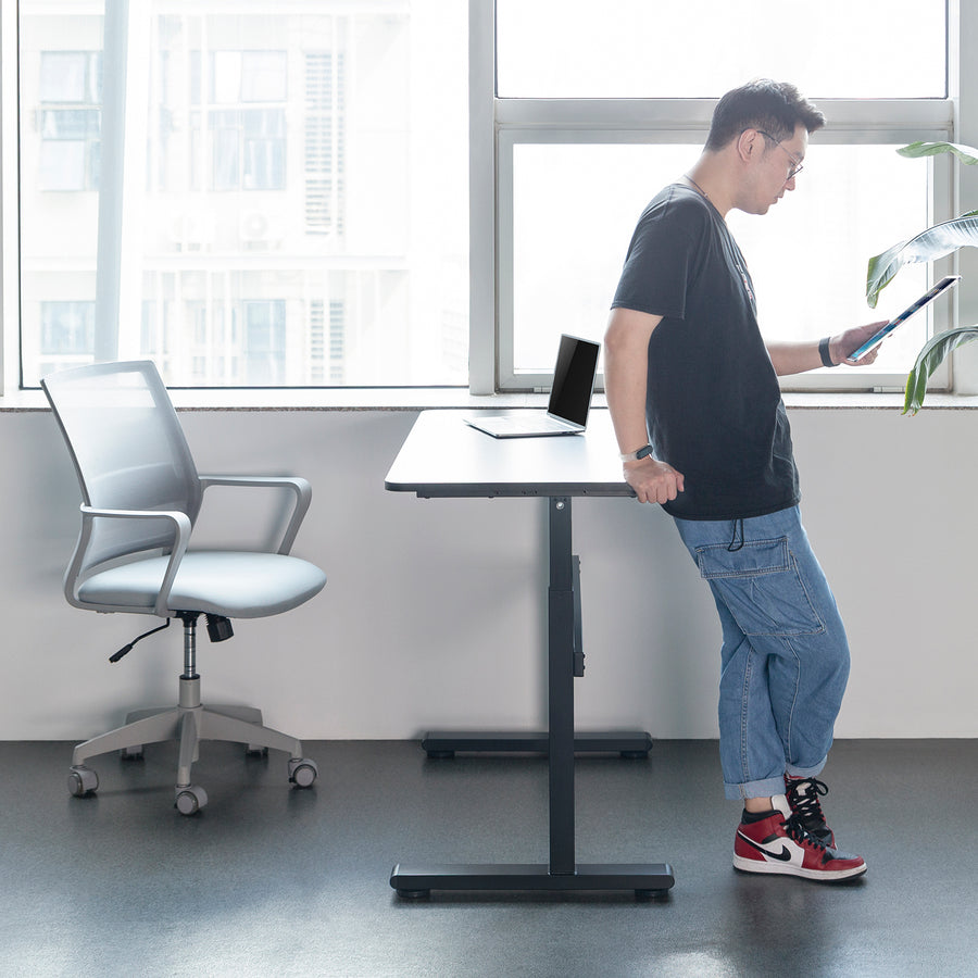Ergo Office ER-434 Elektrisk Höjdjusterbart Skrivbord Max. 118 cm Ergonomiskt Bord Maximal Belastning 50 kg