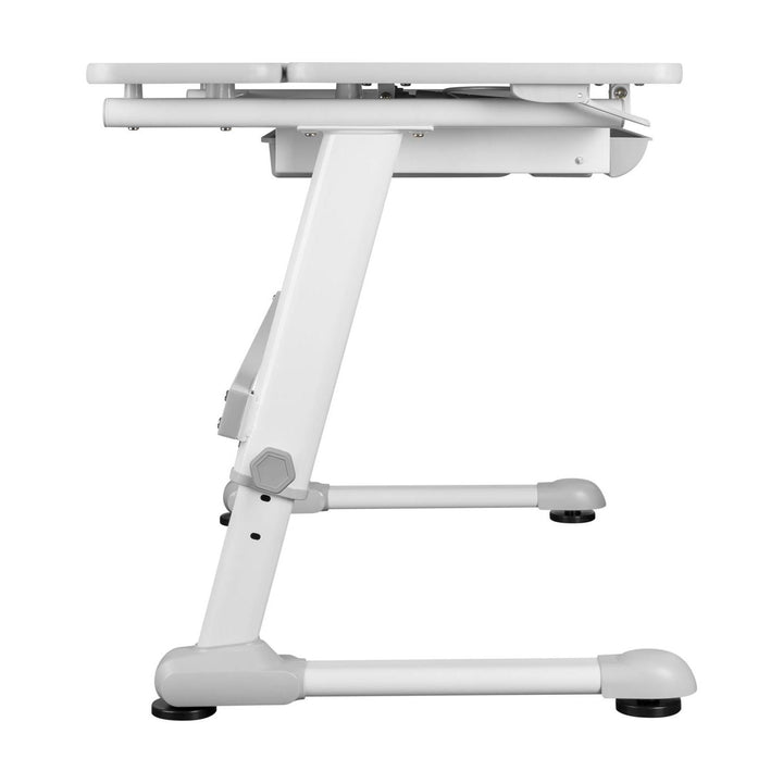 Ergo Office ergonomiskt skrivbord för barn, höjdjusterbart, grått, max 75 kg, ER-435