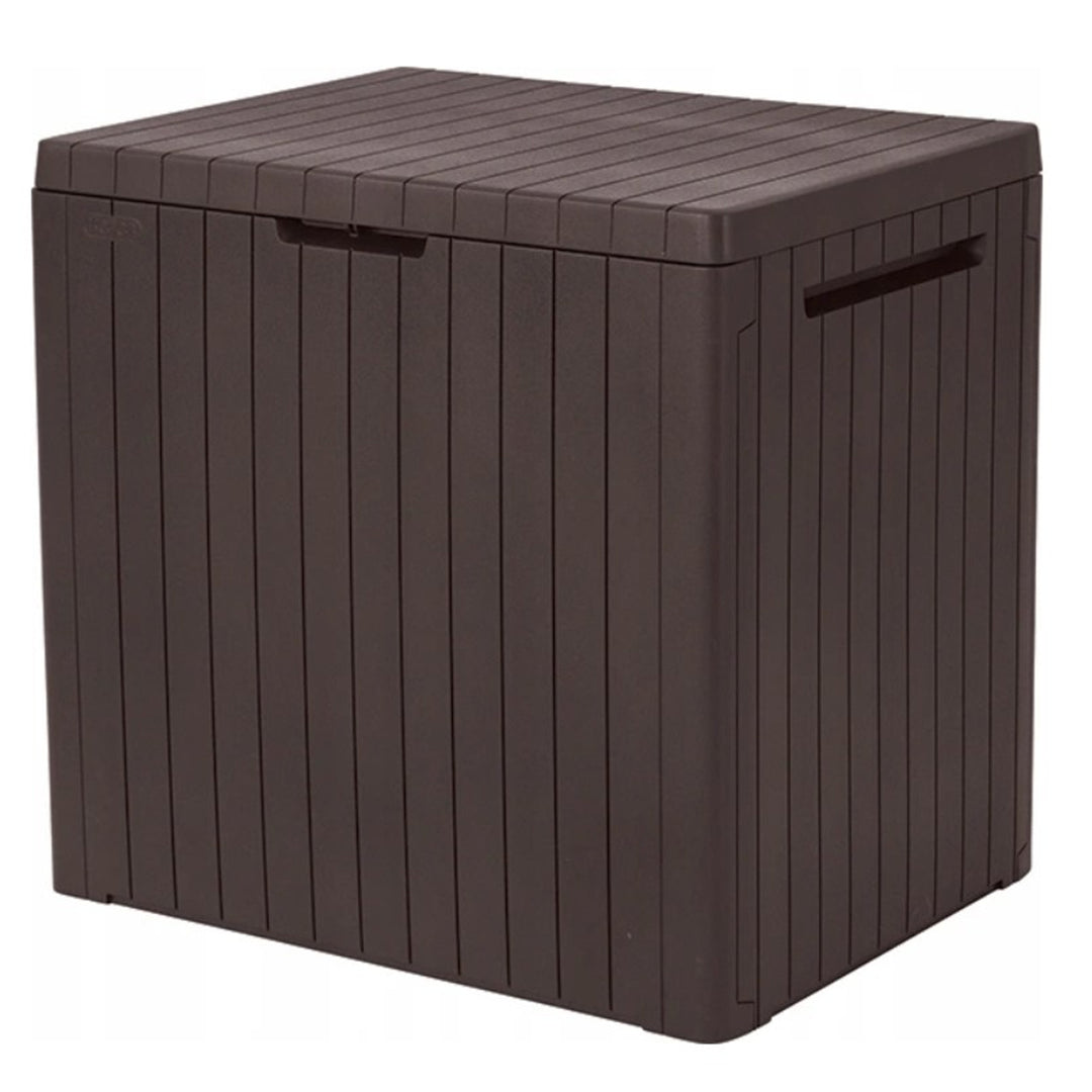 Keter trädgårdslåda resistent mot låga temperaturer och UV-strålning City Storage Box 113L