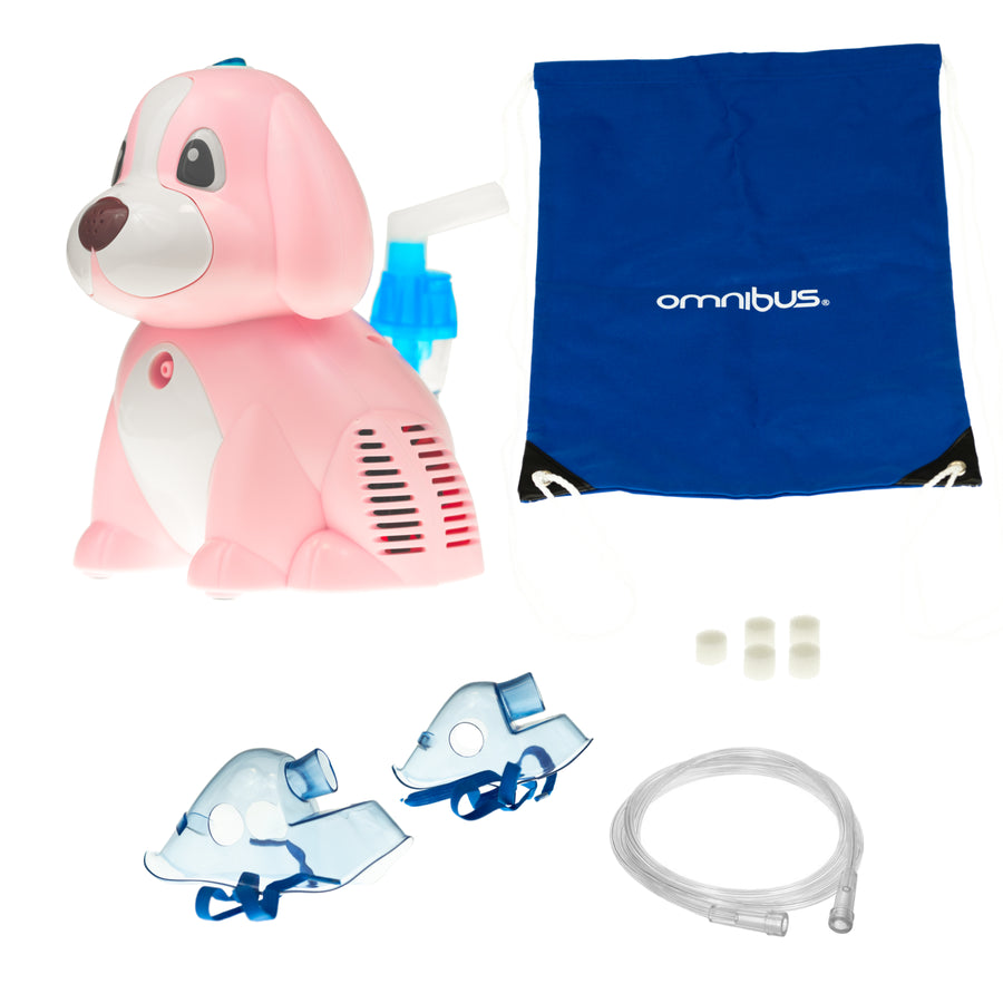 Kompressorinhalator Omnibus Puppy BR-CN171 rosa
