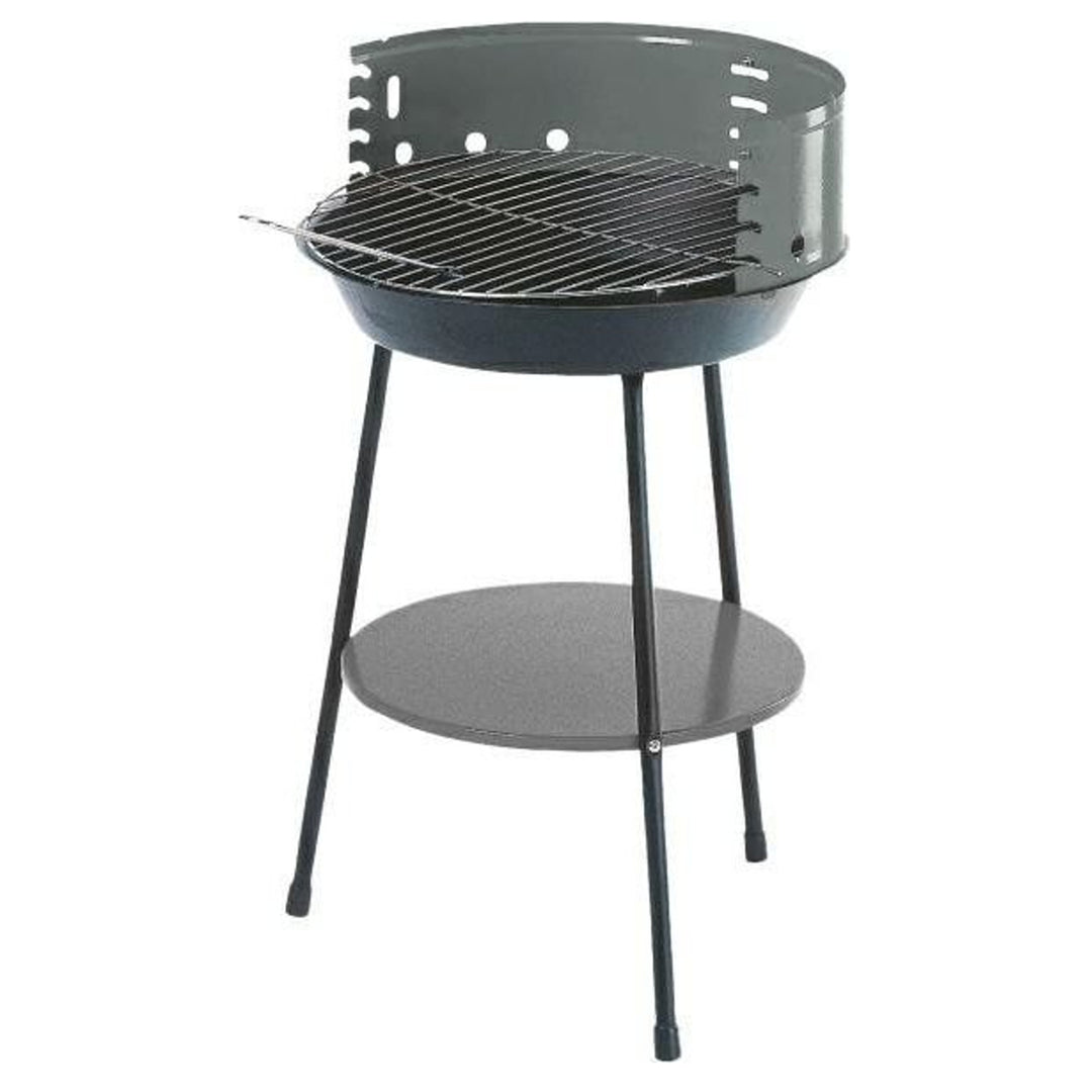 Master Grill MG915 Trädgårdsgrill Med Nedre Hyllan Kolgrill Ø 35 cm