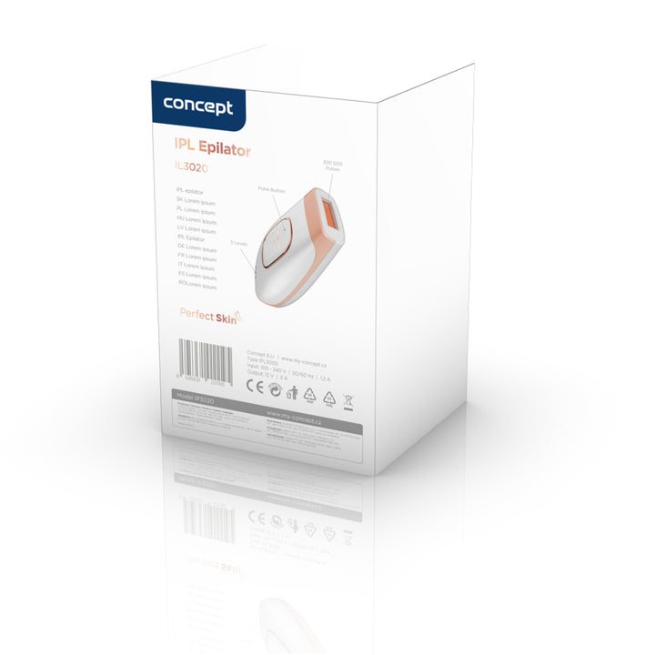 Concept Perfect Skin IPL epilator 2-lägen 5 intensitetsnivåer IL3000
