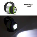 Maclean 3in1 LED-lampa, camping, skrivbordslampa, ficklampa, 1W, 60-200lm, kallvit 6000K, strömförsörjning 3xAA 1.5V, MCE294