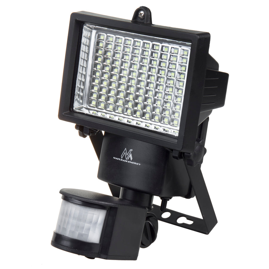 Maclean MCE442 Solar LED-Lampa Med Rörelsesensor Strålkastare Solar Vägglampa Skymning Sensor Solar Ljus IP44 6W 360 Lumen 6000K