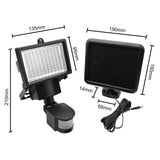 Maclean MCE442 Solar LED-Lampa Med Rörelsesensor Strålkastare Solar Vägglampa Skymning Sensor Solar Ljus IP44 6W 360 Lumen 6000K