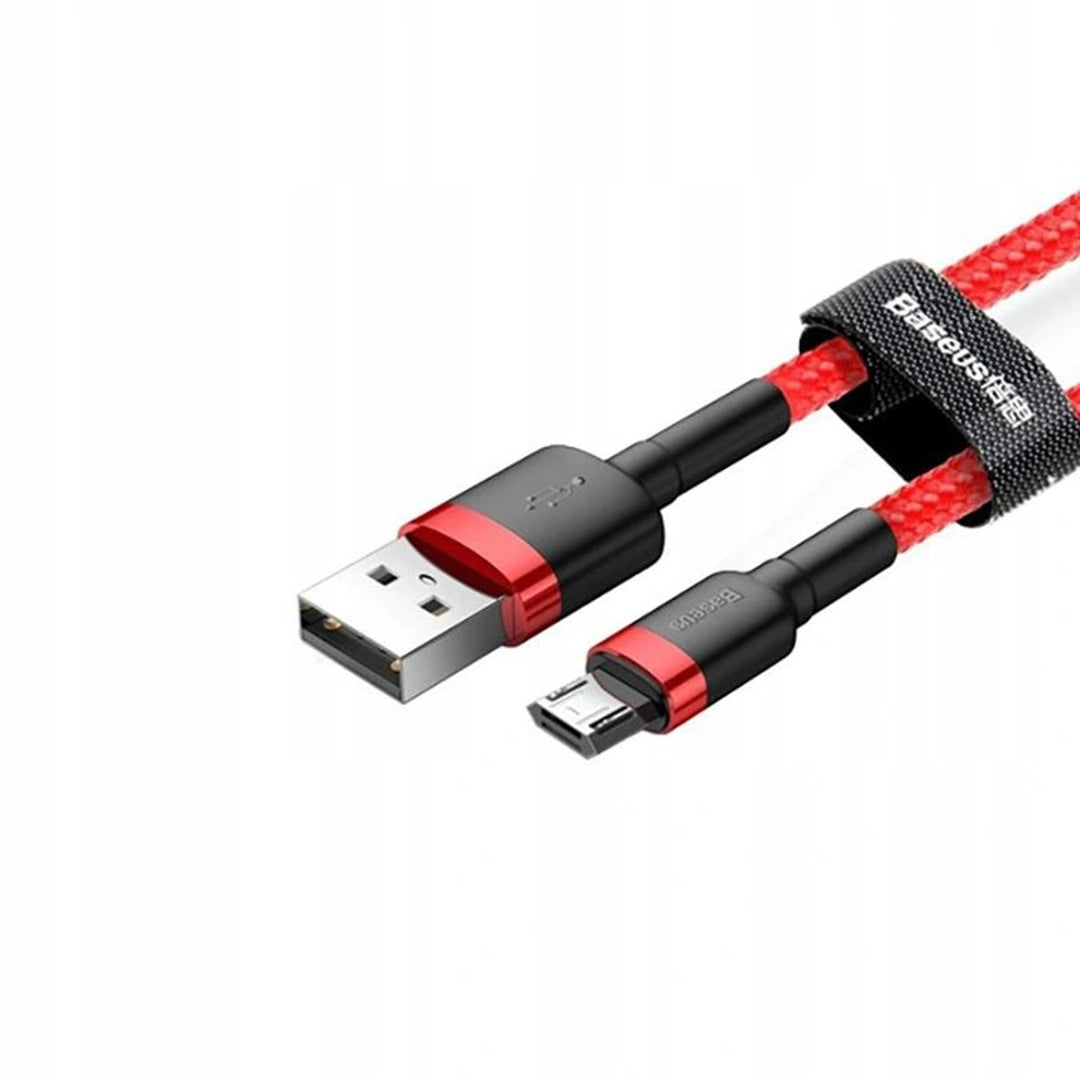 BASKBK46685 Kabel Laddning Dataöverföring Hållbar nylonflätad tråd USB Micro USB 1,5 A Telefon 2 M 5 V