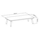 Maclean MC-930 Skärmstativ Laptop-Stativ Skärmhöjare Skrivbordsstativ Skärmstativ Upp Till 20kg 50x24x12cm