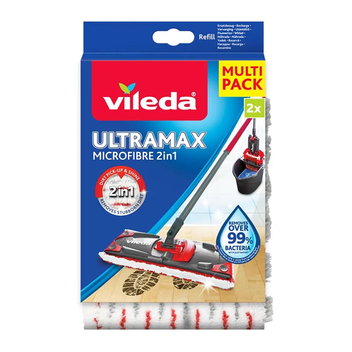 Vileda Ultramax och Ultramat Turbo moppskär (2 st)