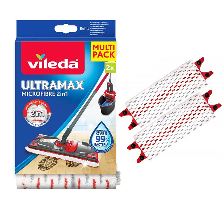 Vileda Ultramax och Ultramat Turbo moppskär (2 st)