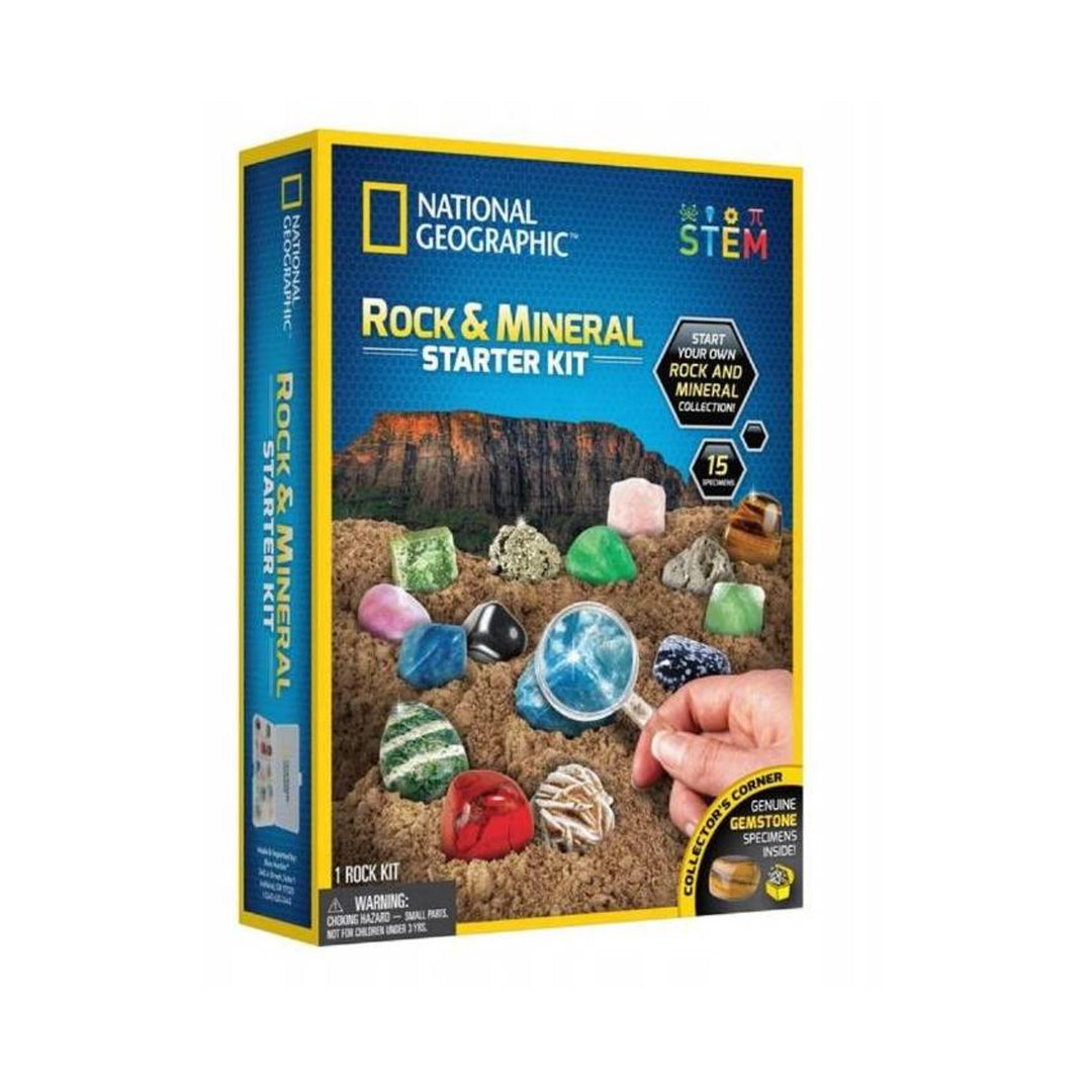 National Geographic - startpaket för stenar och mineraler