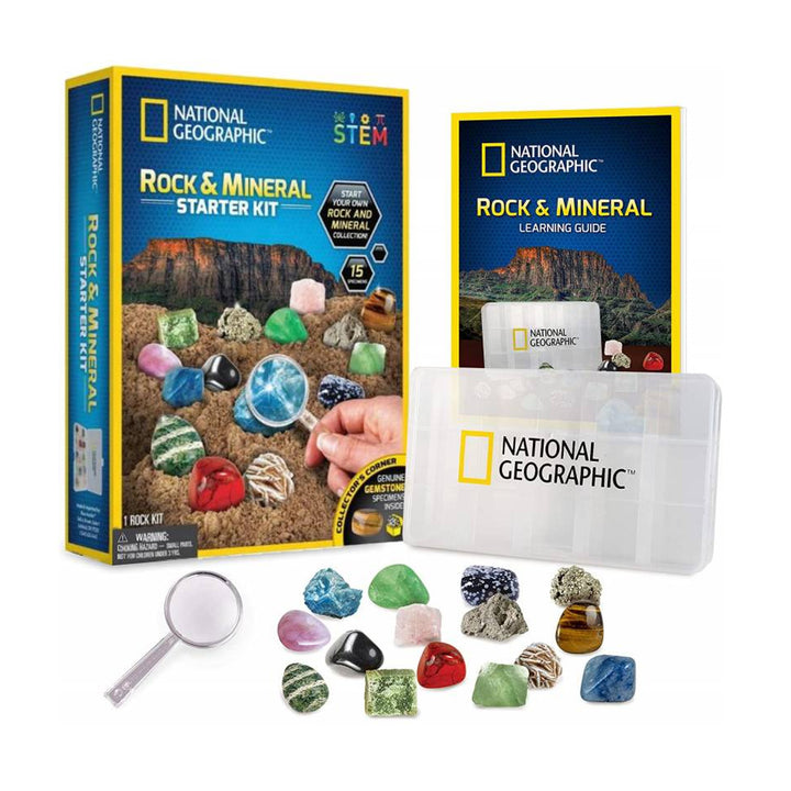 National Geographic - startpaket för stenar och mineraler