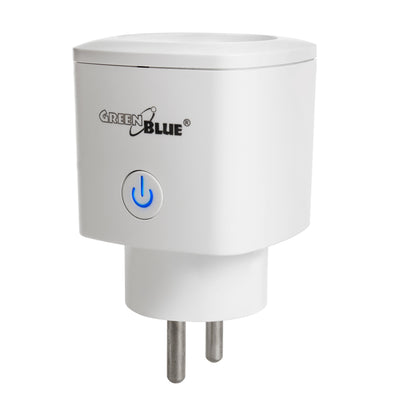 GreenBlue GB720 WiFi Fjärrstyrt Uttag Android/iOS/Alexa/Google Home Strömförbrukning Timer Max. Energi/Timer Max 3680W Typ E E