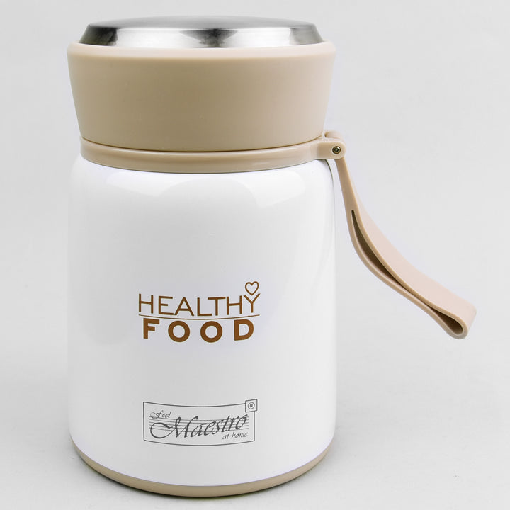 Thermos matbehållare Thermos matbehållare i rostfritt stål inkl. vikbar sked 530 ml