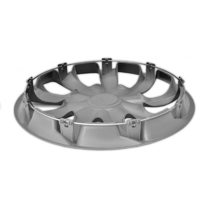Navkapslar 16 tum NRM Draco Silver 4x hjulprydnader