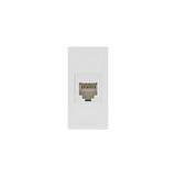 Maclean MCE725W LAN-Uttag CAT.6 Universellt Nätverksuttag Modulärt Vägguttag Infällt Uttag Vägguttag Infälld Installation (LAN Uttag, Vit)