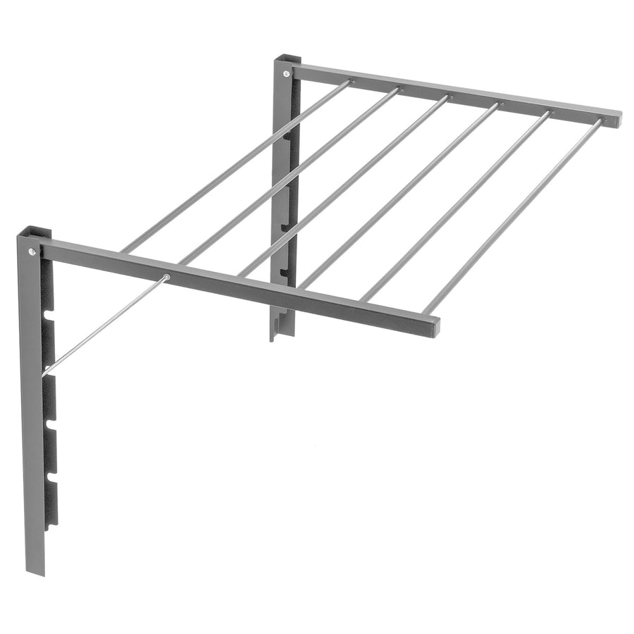 Majka Väggmonterad torktumlare Väggmonterad torkställning (60cm, Silver)