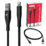 Maclean MCE845B MFi-Certifierad Laddningskabel Kompatibel Med iPhone / iPod / iPad 5V / 2,4A Snabbladdning (1 meter, Svart)