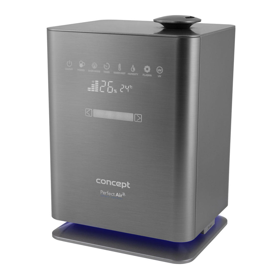 CONCEPT ZV2021 Luftfuktare Perfect Air Wifi Remote Aromaterapi Timer UV UVC LED-display