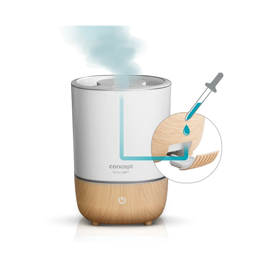 CONCEPT ZV1200 Luftfuktare Perfect Air Aromaterapi Diffuser Modern 4L 30 m2