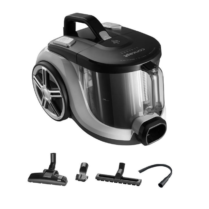 Concept VP5130 Cyclone Bagless Vacuum Cleaner 850W med en uppsättning munstycken - för parkett, golv, matta, bil, klädsel