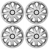 Caps 14'' NRM KANDO SILVER 4 stycken silver