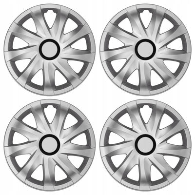 Caps 15'' NRM KANDO SILVER 4 stycken silver